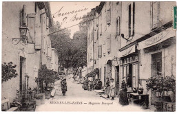 11 - B24958CPA - RENNES LES BAINS - Magasins BOUSQUET - Tabac - Très Bon état - AUDE - Autres & Non Classés