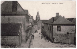 2 - B24819CPA - LONGUEVAL - La Rue Du Château - Très Bon état - AISNE - Autres & Non Classés