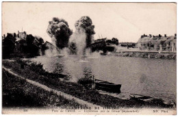 60 - B24804CPA - CREIL - Pont - Explosion Par Le Génie (septembre 1914) - Très Bon état - OISE - Creil