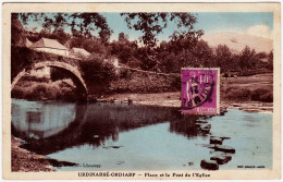 64 - B24642CPA - URDINARBE-ORDIARP - Place Et Le Pont De L' Eglise - Très Bon état - PYRENEES-ATLANTIQUES - Sonstige & Ohne Zuordnung