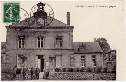 41 - B24415CPA - DROUE - Mairie Et Ecole Des Garçons - Très Bon état - LOIR-ET-CHER - Droue