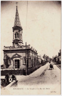 14 - B24395CPA - HOULGATE - Le Temple Et La Rue Des Bains . - Très Bon état - CALVADOS - Houlgate