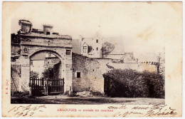 14 - B24370CPA - ARGOUGES - LA ROCHE POSAY - Entrée Du Château - Carte Pionnière - Bon état - CALVADOS - Autres & Non Classés