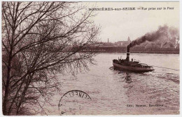 78 - B24312CPA - BONNIERES SUR SEINE - Vue Prise Sur Le Pont - Remorqueur - Très Bon état - YVELINES - Bonnieres Sur Seine