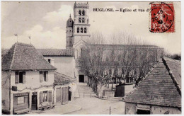 40 - B24296CPA - BUGLOSE - Eglise Et Vue D' Ensemble - Parfait état - LANDES - Otros & Sin Clasificación