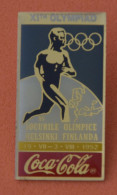 Pin's JO Jeux Olympiques Coca Cola - HELSINSKI 1952 -STARPIN'S 1990 IOC - Coca-Cola