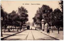 16 - B24253CPA - JARNAC - Place Du Château - Parfait état - CHARENTE - Jarnac