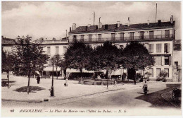 16 - B24076CPA - ANGOULEME - La Place Du Murier Vers L' Hotel Du Palais - Parfait état - CHARENTE - Angouleme