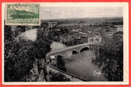 9 - B29598CPA - SAVERDUN - Panorama Sur L'Ariège - Très Bon état - ARIEGE - Autres & Non Classés