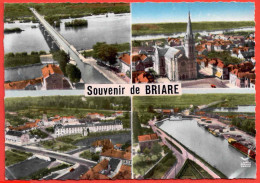 45 - M29081CPM - BRIARE LE CANAL - En Avion - Pont Canal, église, écoles, Port - Très Bon état - LOIRET - Briare