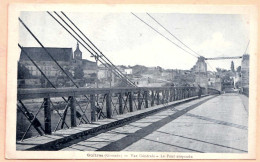 33 - B27581CPA - GUITRES - Vue Generale - Le Pont Suspendu - Très Bon état - GIRONDE - Autres & Non Classés