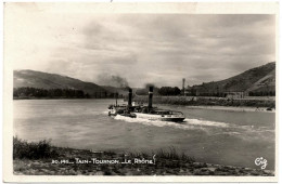 26 - B26156CPA - TAIN TOURNON - Le Rhone , Bateau Compagnie Lyonnaise De Navigation - Très Bon état - DROME - Otros & Sin Clasificación