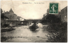 81 - B25872CPA - BRASSAC - Vue Des Deux Ponts - Très Bon état - TARN - Brassac