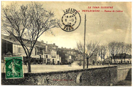 81 - B25848CPA - PUYLAURENS - Avenue De Castres - Café Lattes - Très Bon état - TARN - Puylaurens