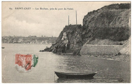 22 - B25797CPA - SAINT ST CAST - Les Rochers Pres Du Port Du Valais - Très Bon état - COTES-D'ARMOR - Saint-Cast-le-Guildo