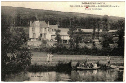 22 - B25695CPA - GOUAREC - MUR DE BRETAGNE - Bon Repos Hotel - Très Bon état - COTES-D'ARMOR - Gouarec