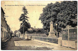 23 - B25607CPA - EVAUX LES BAINS - Monument - Route D' Auzances - Très Bon état - CREUSE - Evaux Les Bains