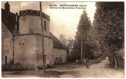 39 - B25594CPA - MONTBARREY - Route De Mont-sous-Vaudrey - Très Bon état - JURA - Sonstige & Ohne Zuordnung