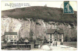 76 - B25598CPA - ST SAINT VIGOR D' YMONVILLE - Le Pont Du Canal - Café Restaurant - Très Bon état - SEINE-MARITIME - Otros & Sin Clasificación