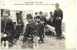 - F25577CPA - GUERRE 14-18 - Artillerie Française - Piece De 75  En Action - Très Bon état - THEMES - Guerre 1914-18