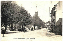 25 - B25560CPA - AUDINCOURT - Place Du Marché - Très Bon état - DOUBS - Other & Unclassified