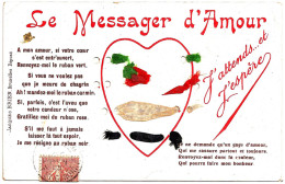 - F25519CPA - FANTAISIE SYSTÈME - Le Messager D' Amour - RUBANS - Bon état - THEMES - Met Mechanische Systemen