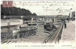 94 - B25454CPA - ALFORTVILLE - Passerelle De Charenton - Bords De La Marne - Très Bon état - VAL-DE-MARNE - Alfortville