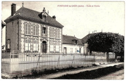 10 - B25397CPA - FONTAINE LES GRES - Ecoles Et Mairie - Très Bon état - AUBE - Autres & Non Classés