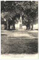 47 - B25377CPA - MONTAGNAC SUR LEDE - Promenade Des Ormeaux - Monument Aux Morts - Très Bon état - LOT-ET-GARONNE - Andere & Zonder Classificatie