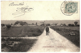 78 - B25374CPA - PORCHEVILLE - Panorama - Carte Pionière - Très Bon état - YVELINES - Porcheville