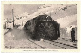 - T25370CPA - ALP GRUM - SUISSE - Schneeschleuderlokomotive Des Berninabahn - Très Bon état - EUROPE - Autres & Non Classés