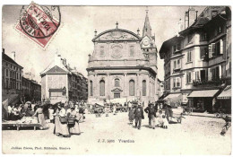 - T25364CPA - YVERDON - SUISSE, - Marché - Très Bon état - EUROPE - Yverdon-les-Bains 