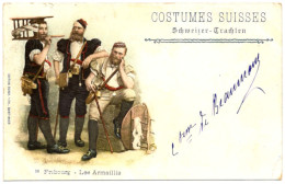 - B25346CPA - FRIBOURG - SUISSE - COSTUMES SUISSES - Les Armaillis - Bon état - EUROPE - Fribourg