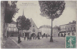 24 - B32482CPA - EYMET - Place Du Marche Et Les Couverts - Très Bon état - DORDOGNE - Other & Unclassified