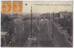 24 - B32572CPA - PERIGUEUX - La Gare . Vue Prise Du Pont Des Faineants - Très Bon état - DORDOGNE - Périgueux