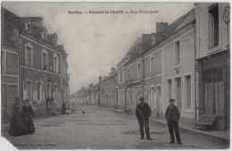 72 - B32005CPA - VERNEIL LE CHETIF - Rue Principale - Mauvais état - SARTHE - Other & Unclassified