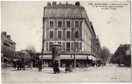 38 - B31964CPA - GRENOBLE - Place De La Gare - Avenues Alsace Lorraine Et Felix Viallet - Très Bon état - ISERE - Grenoble