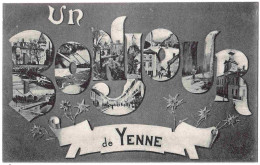 73 - B31895CPA - YENNE - Un Bonjour De - Vues Multiples - Parfait état - SAVOIE - Yenne