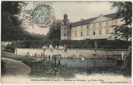 77 - B31259CPA - OZOIR LA FERRIERE - Chateau De Romaine, La Piece D' Eau - Legere Colorisation - Très Bon état - SEINE-E - Autres & Non Classés