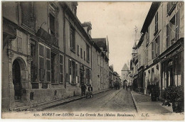 77 - B31237CPA - MORET SUR LOING - La Grande Rue - Maison Renaissance - Parfait état - SEINE-ET-MARNE - Moret Sur Loing