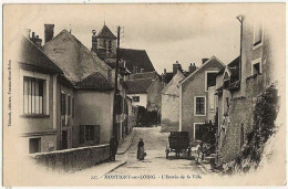 77 - B31236CPA - MONTIGNY SUR LOING - Entree De La Ville - Carte Pionniere - Parfait état - SEINE-MARITIME - Autres & Non Classés