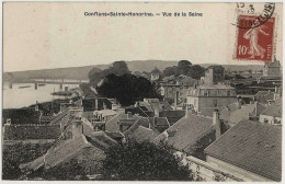 78 - B30913CPA - CONFLANS SAINTE HONORINE - Vue Sur La Seine - Parfait état - YVELINES - Conflans Saint Honorine