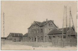 62 - B30610CPA - ETAPLES - La Gare - Carte Pionniere - Très Bon état - PAS-DE-CALAIS - Etaples