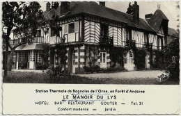 61 - B30457CPSM - BAGNOLES DE L'ORNE - Le Manoir Du Lys  - Hotel, Bar, Restaurant - Très Bon état - ORNE - Bagnoles De L'Orne