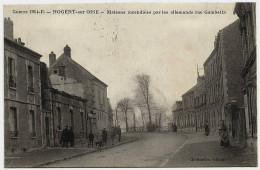 60 - B30252CPA - NOGENT SUR OISE - Maisons Incendiees Par Les Allemands Rue Gambetta - Très Bon état - OISE - Nogent Sur Oise