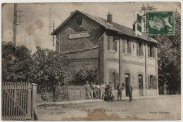 60 - B30225CPA - MAIGNELAY - La Gare - Assez Bon état - OISE - Maignelay Montigny