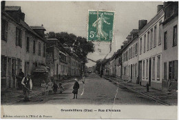 60 - B30204CPA - GRANDVILLIERS - Rue D'Amiens - Assez Bon état - OISE - Grandvilliers