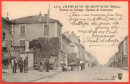 69 - B29688CPA - CHAMPAGNE AU MONT D'OR - Entrée Du Village. Avenue De Lanessan - Très Bon état - RHONE - Andere & Zonder Classificatie