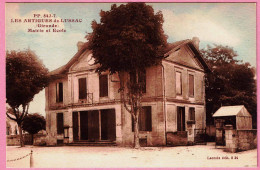 33 - B34733CPA - LES ARTIGUES DE LUSSAC - Mairie Et Ecole - Très Bon état - GIRONDE - Andere & Zonder Classificatie