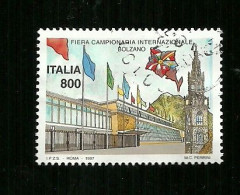 Francobolli Italia Repubblica 1997 - Fiera Di Bolzano Da Lire 800  ( Stamps-Timbres-Briefmarken-Sellos ) - 1991-00: Gebraucht